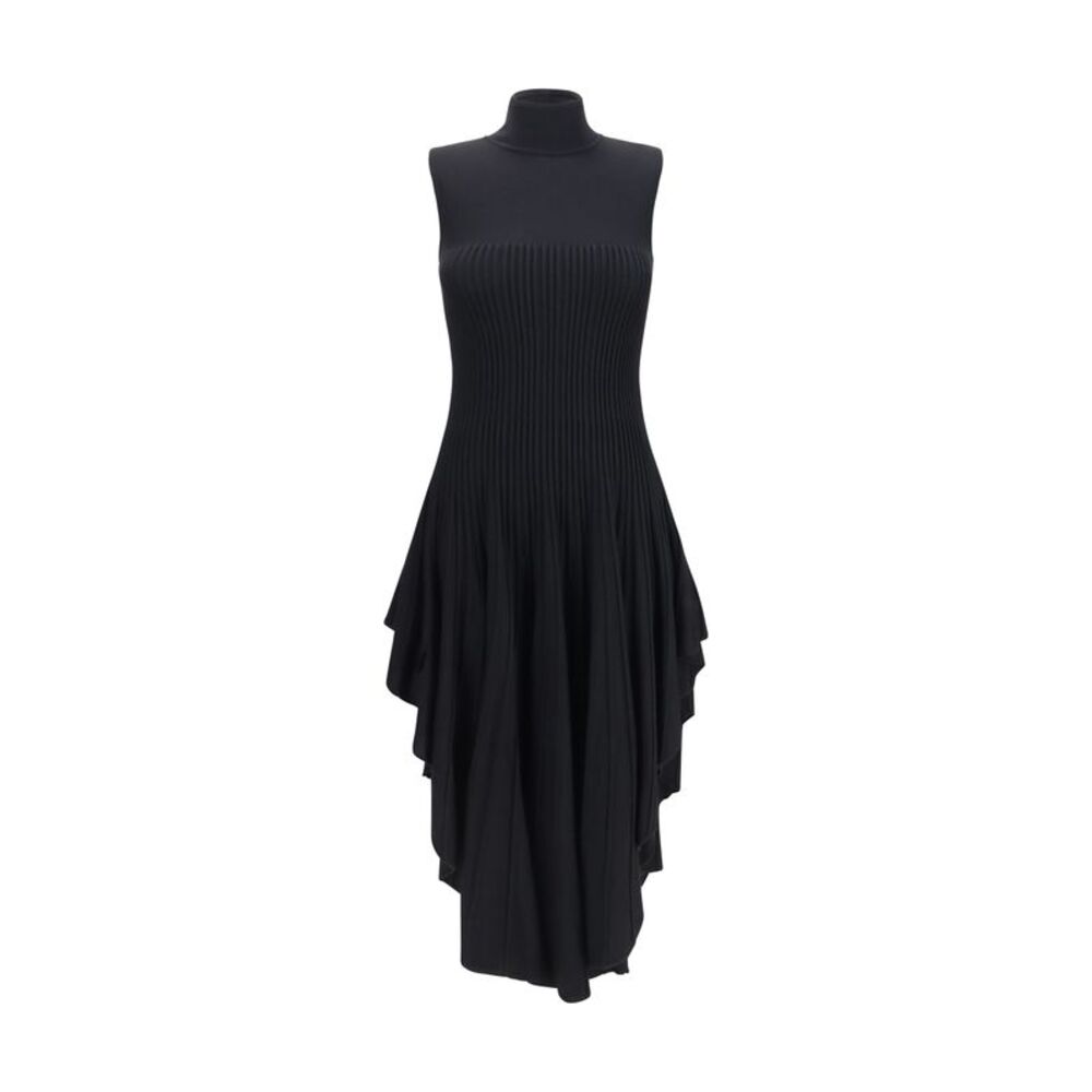 Alaïa Women 3D Sculpted Knit Pointed Dress